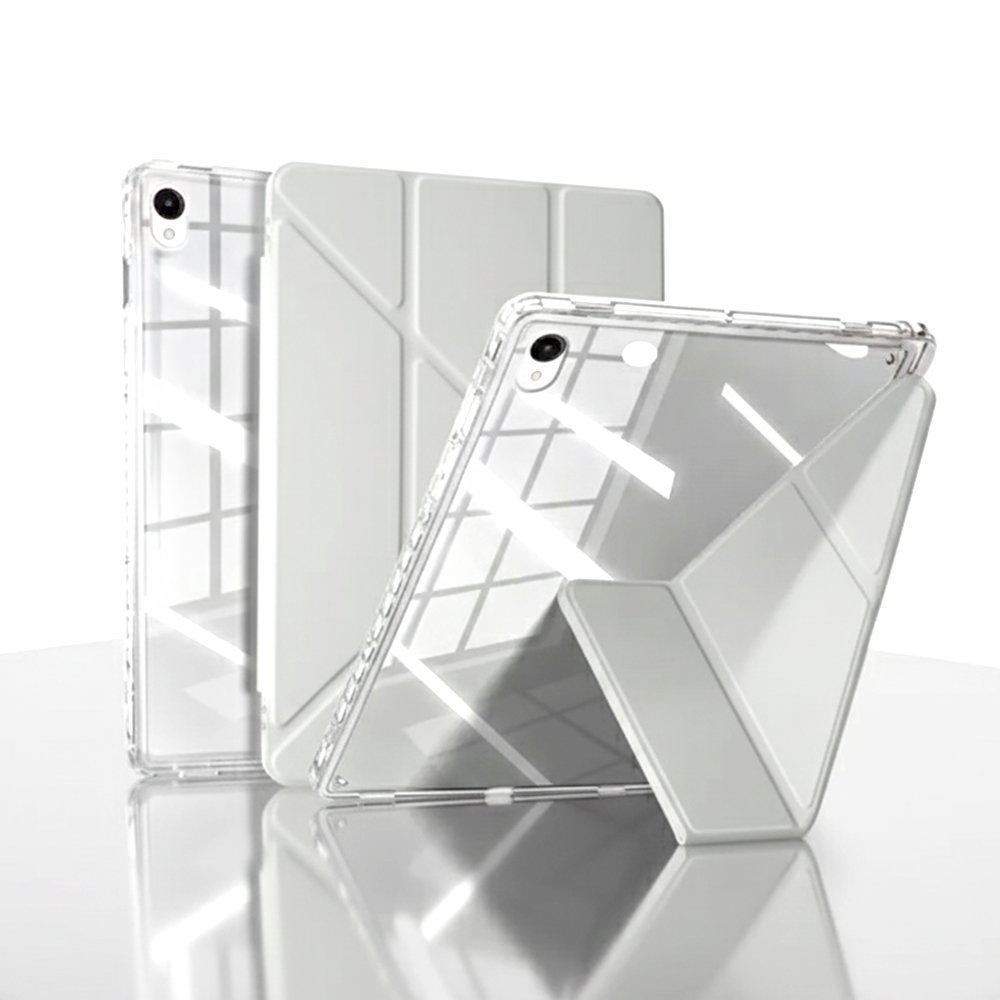 갤럭시탭 S11 케이스 투명 커버 S펜수납 Y형 그레이, 탭 S11 상세 이미지 1