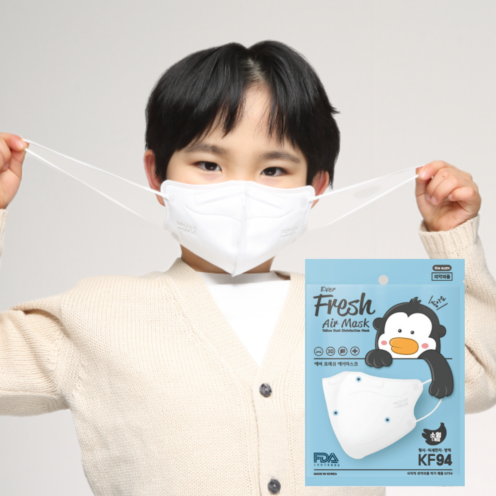 에버프레쉬 KF94 소형 에어 마스크 새부리형 100매 상세 이미지 2