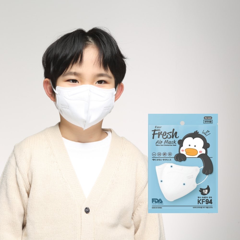 에버프레쉬 KF94 소형 에어 마스크 새부리형 100매 상세 이미지 1