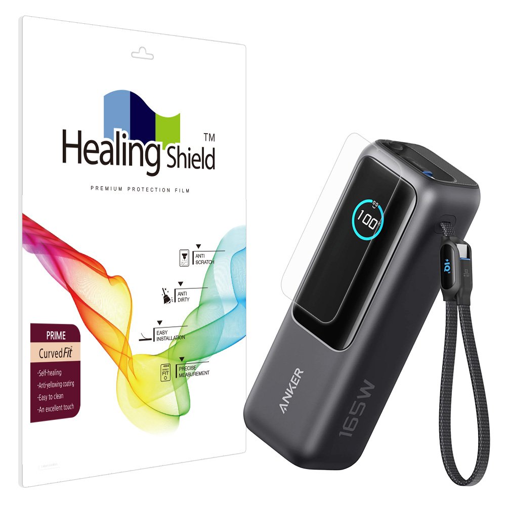 앤커 Zolo 파워뱅크 165W A1695 프라임 고광택 액정보호필름 2매 상세 이미지 1