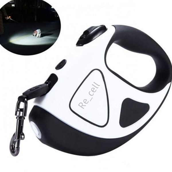 야간용 강아지 리드 줄 안전 강아지산책 산책줄 반려동물 자동 조절 상세 이미지 2