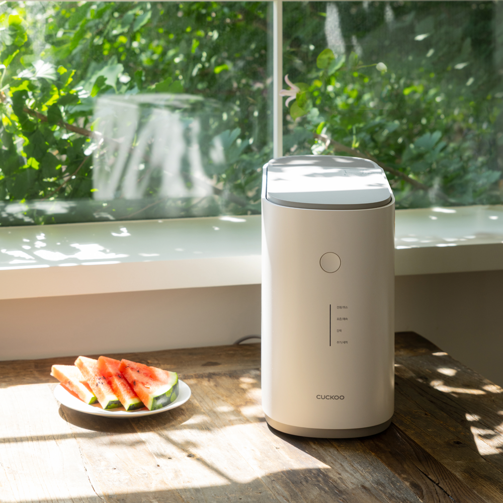 쿠쿠 건조분쇄형 에코웨일 2L 음식물처리기 그레이스화이트 CFD-ENL201DCGW 쿠쿠 직접생산 상세 이미지 2
