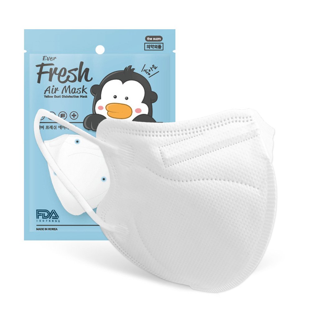 에버프레쉬 KF94 소형 에어 마스크 새부리형 100매 상세 이미지 1
