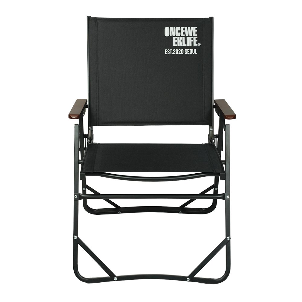 원스위크라이프 컴피 폴딩 체어 L, 블랙, 2개 상세 이미지 1