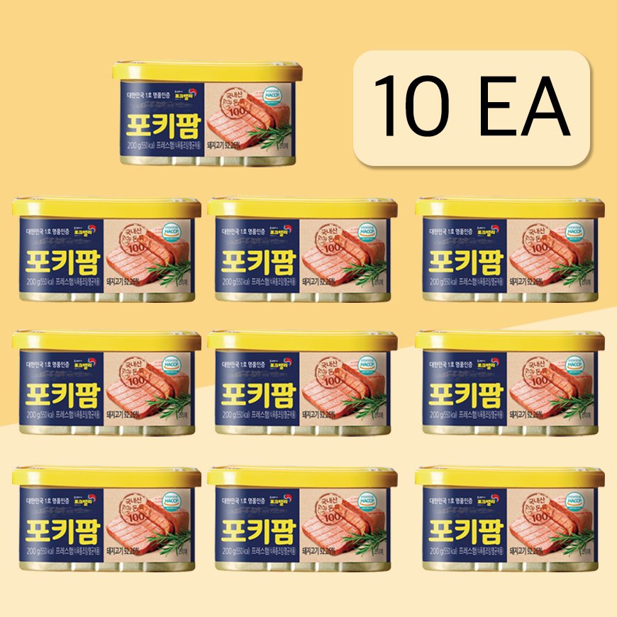 포크밸리 포키팜 캔햄 (국내산/실온) 200g, 10개 상세 이미지 2