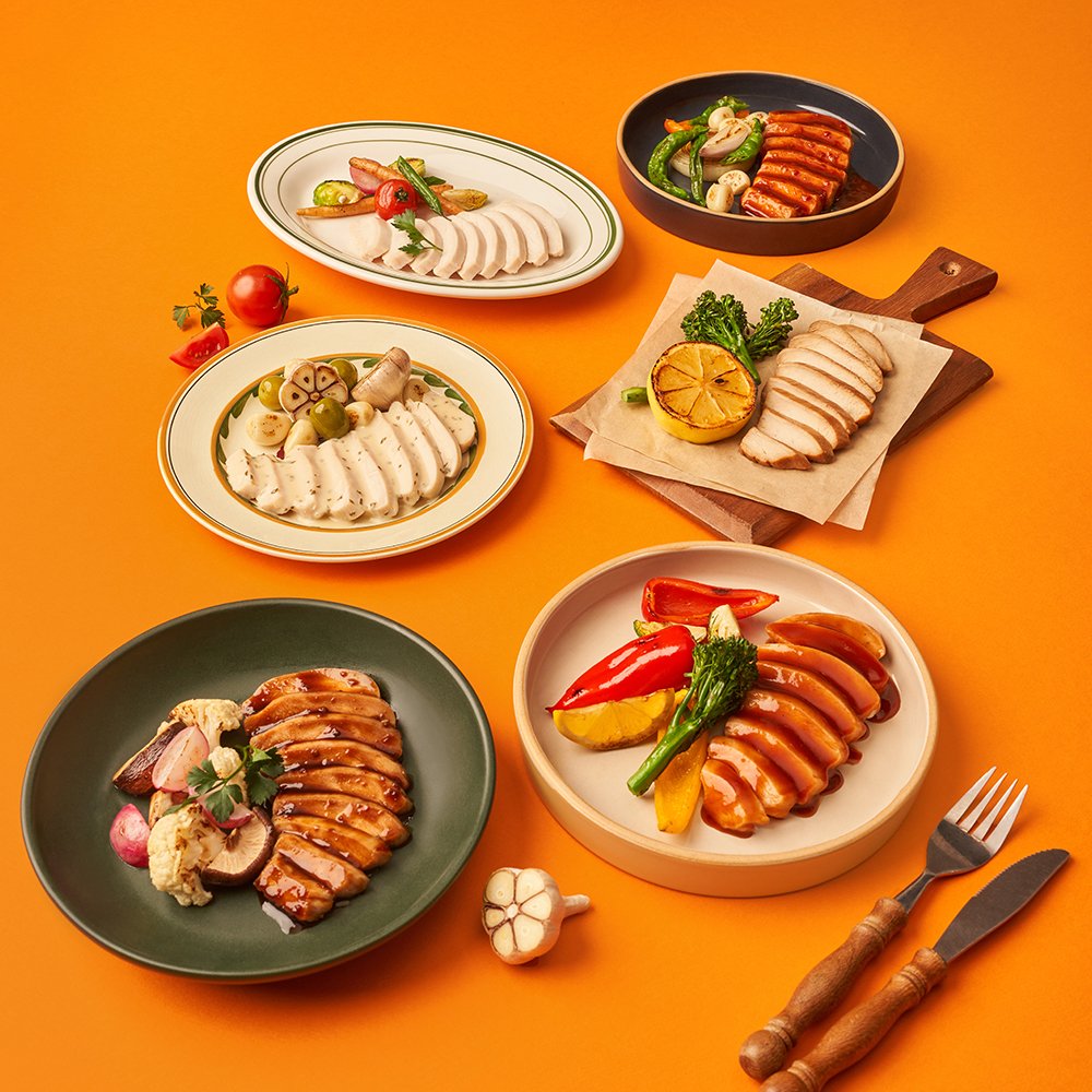 한끼통살 슬라이스 닭가슴살 100g 6종 (30개입) 식사 조절 대용 상세 이미지 1