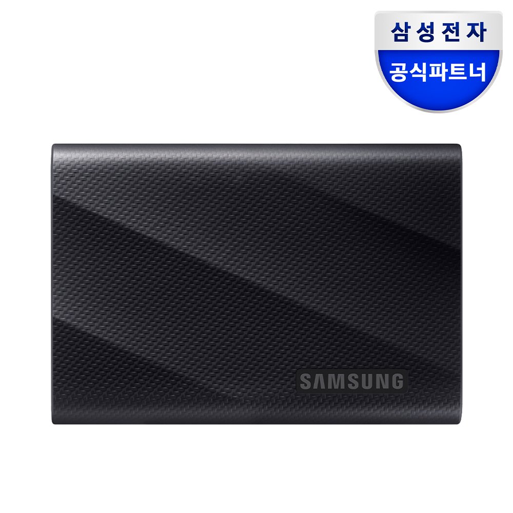 삼성전자 삼성 포터블 외장 SSD T9 데이터 복구 서비스 4TB, 블랙 상세 이미지 1