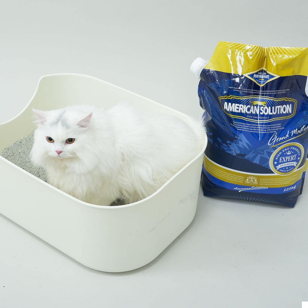 아메리칸솔루션 그랜드마스터 프리미엄 대용량 12.6kg 벤토나이트 고양이모래 상세 이미지 1