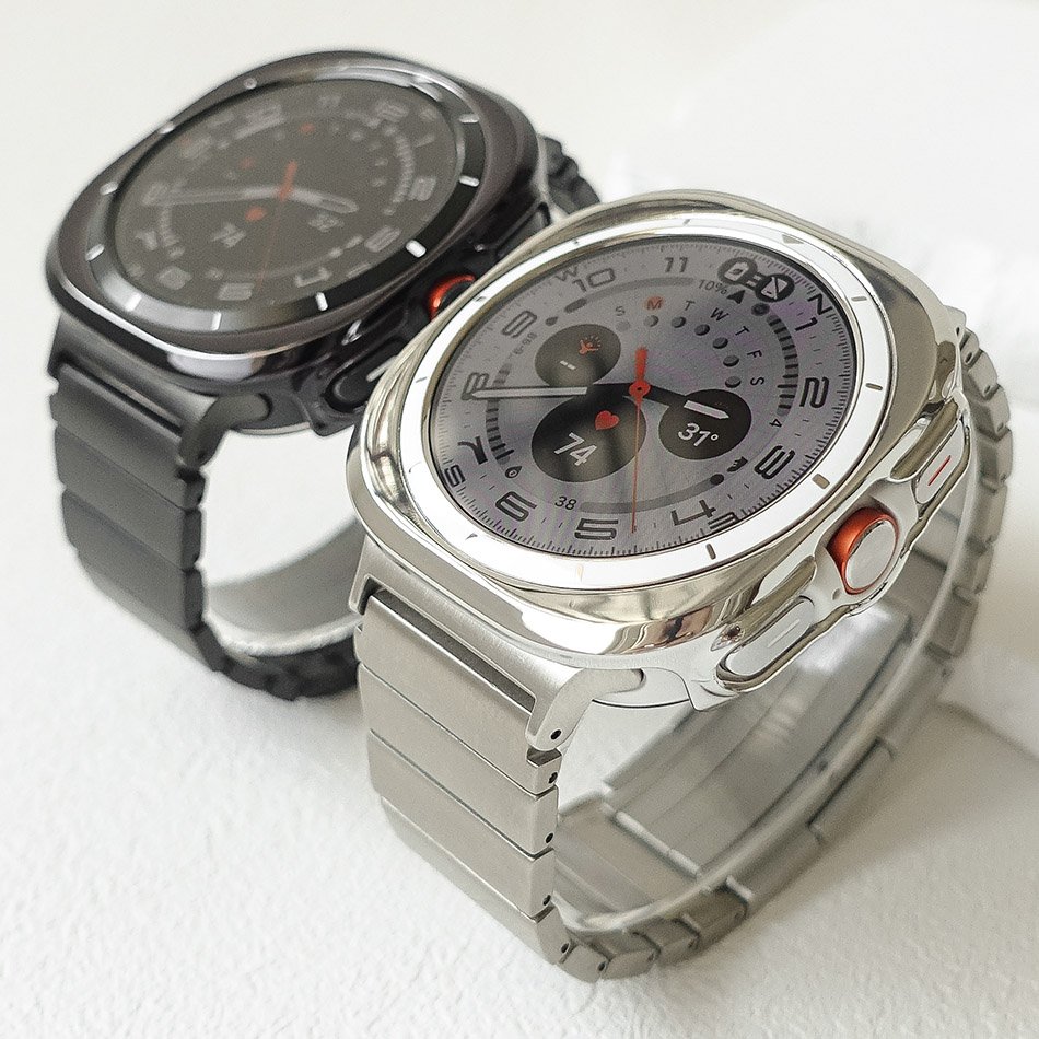 티타니즘 삼성 갤럭시워치 울트라 스트랩 케이스 티타늄 메탈 링크브레이슬릿 47mm 교체호환 상세 이미지 2